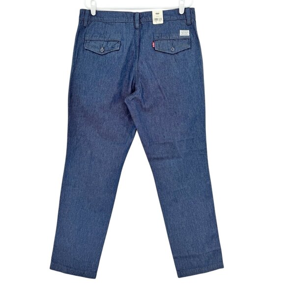 Levi's Mens XX Chino Relaxed Straight Leg Lightweight Blue Denim Pants 34x34 NWT - Picture 2 of 11